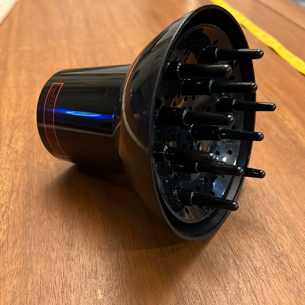 Black Hair Diffuser Attachment